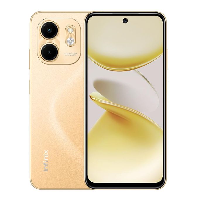 infinix Smart 9, 6.7&quot;, 128GB + 4GB RAM (Dual SIM), 5000mAh, Sandstone Gold (1YR WRTY)