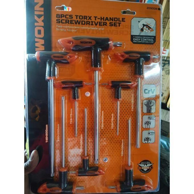 Wokin 8 PCS TORX T-HANDLE SCREWDRIVERS SET 209008