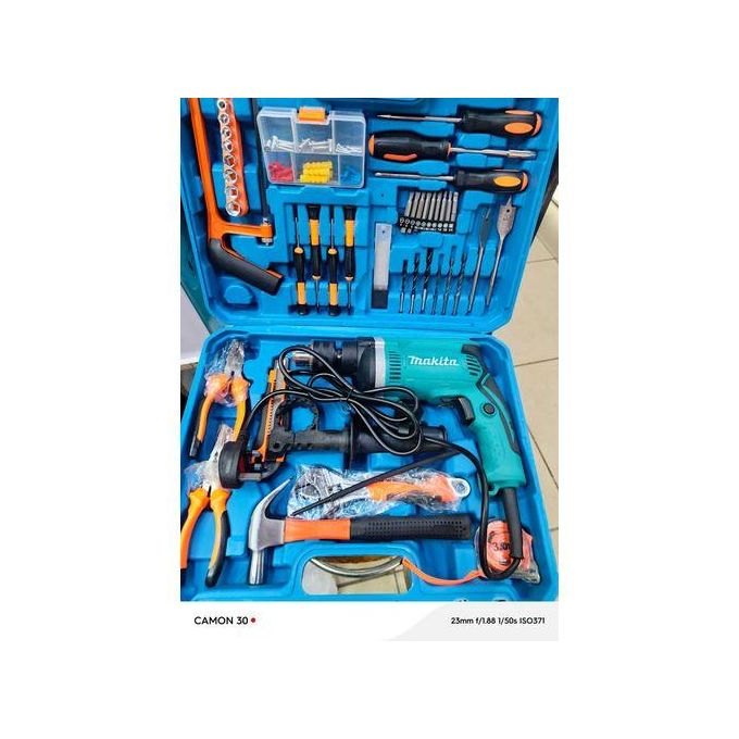 Makita COMPLETE 117 TOOLSETS WITH APOWERFUL DRILL 750w