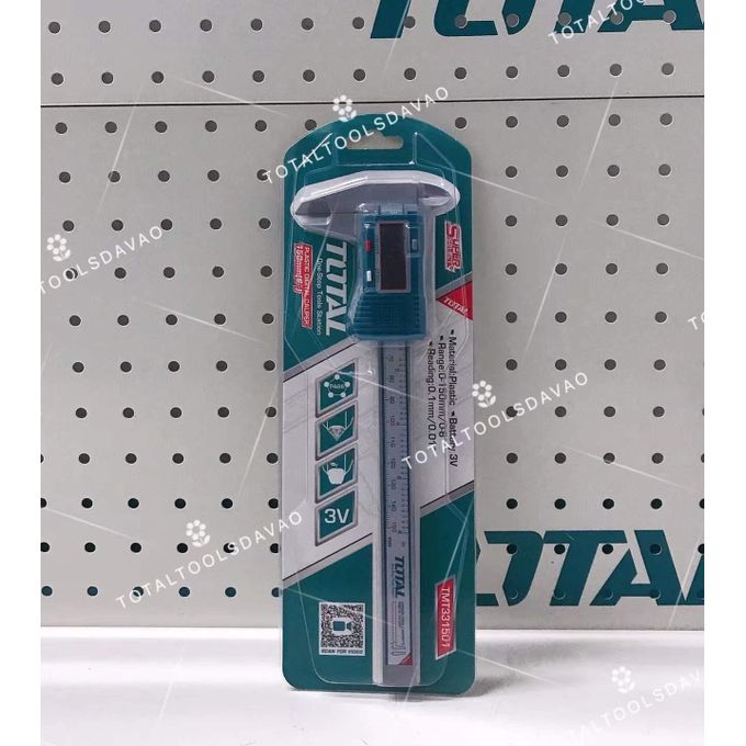 TOTAL Plastic digital caliper Range:0-150mm