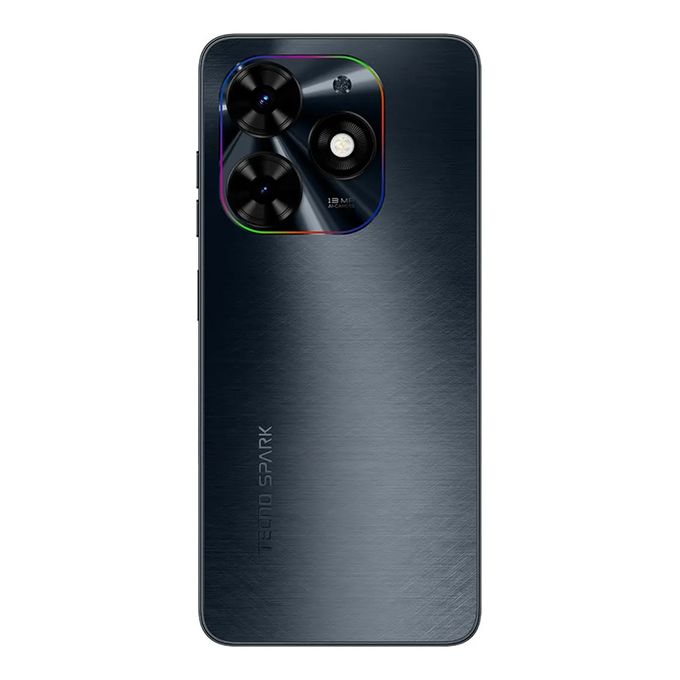 Tecno POP 8, 6.6&quot;, 2GB RAM + 64GB, 13MP, 4G (Dual SIM) 5000MAh,90Hz,Ai Rear camera,8MP front camera - Gravity Black