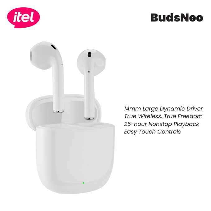 Itel TWS BUDSNEO Noise Cancellation Earbuds Earpods Buds