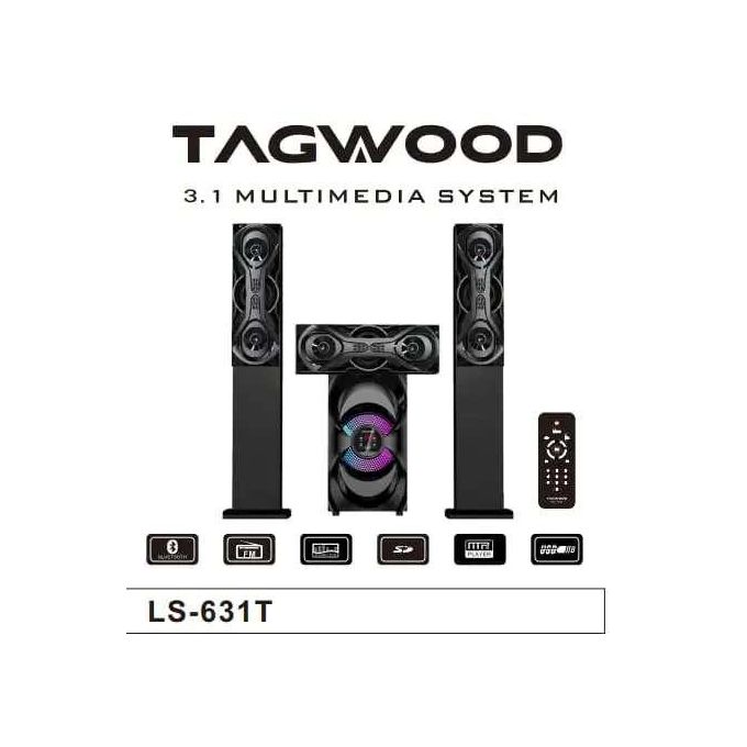 TAGWOOD LS- 631T 3.1CH Subwoofer Bluetooth Cinema Home Theater System Bluetooth Hi-Fi
