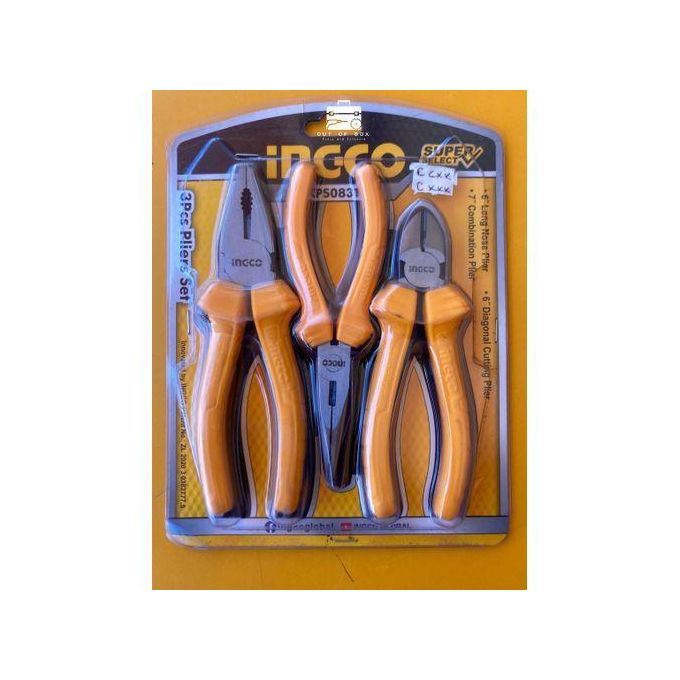 Ingco Pliers Set (3 Pcs)